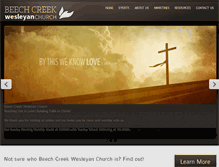 Tablet Screenshot of beechcreekwesleyan.org